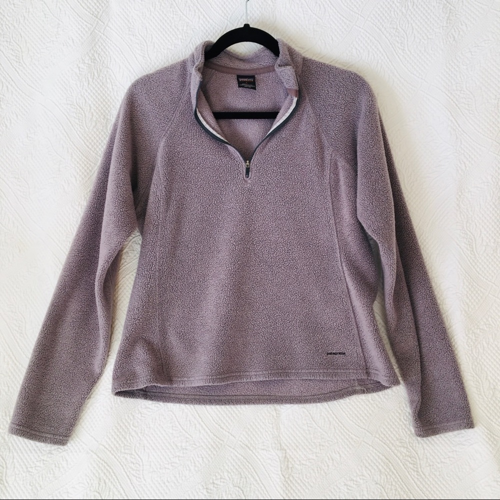 Youth Large Patagonia Purple Fleece Pullover